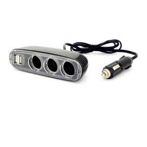 12V Extension Lead W 3 Outlets -2 USB by OZTRAIL