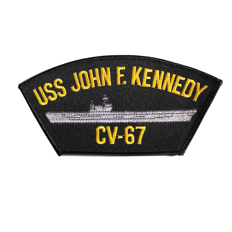 U S Navy Uss John F Kennedy Cv 67 Cap Patch U S Navy New Wide Variety Of Collectible National And Military Flags And Patches
