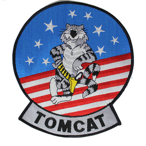 U.S. NAVY Classic Tomcat Large Back Patch - COMMANDO NEW : Wide Variety ...