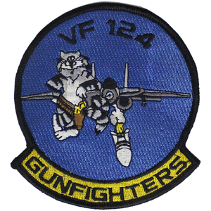 U.S. NAVY VF-124 Gunfighters Patch by COMMANDO - COMMANDO NEW : Wide ...