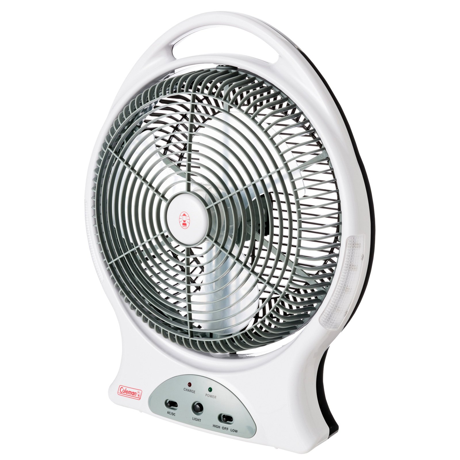 coleman 12 rechargeable fan with led