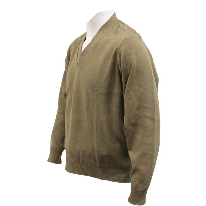 Army v outlet neck sweater