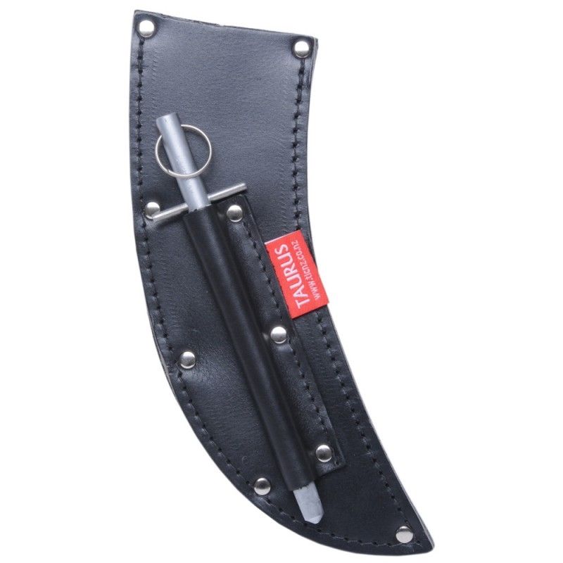 TAURUS Leather Skinning Sheath Black - Knife Sharpeners and Pouches to ...