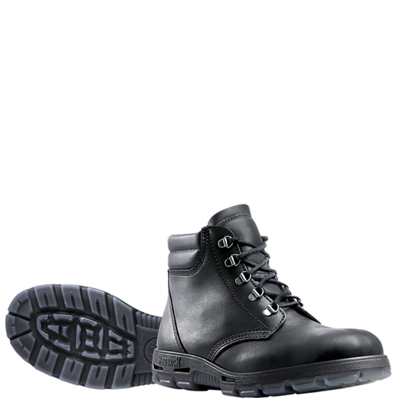 black casual work boots