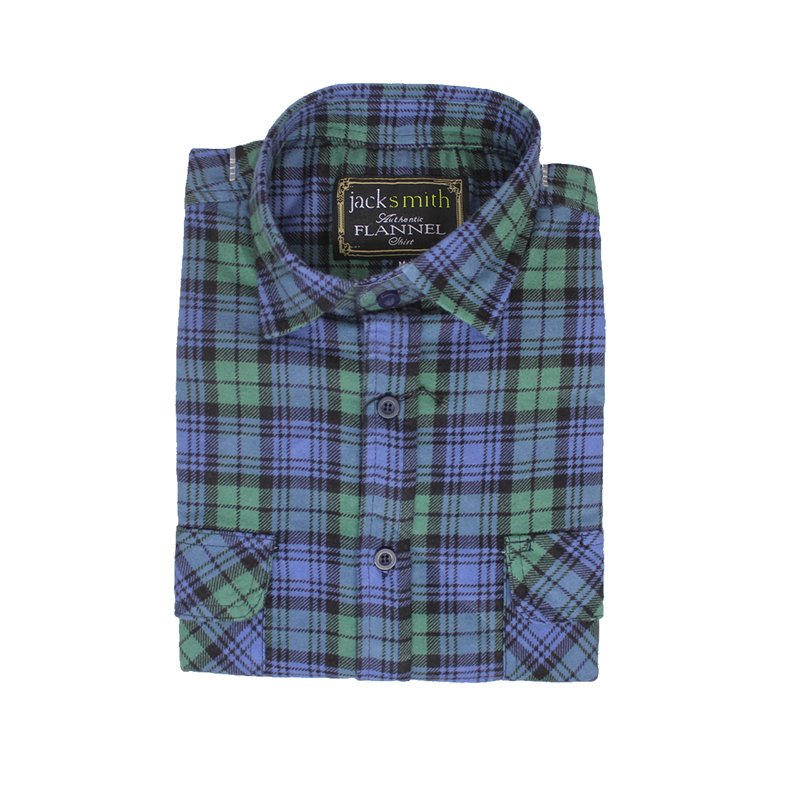 JACKSMITH Full Button Pure Cotton Flannelette Shirt - BRANDS-JACKSMITH ...