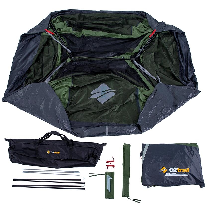 OZTRAIL Fast Frame 6P - 6 Person Tent - Huge Range of Family and Hiking ...