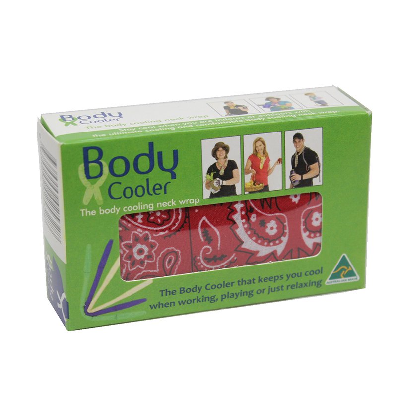 Body cooler neck store wrap