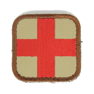 Embroidered Square Medical Patch - 1 Square - Medical