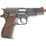 GONHER Diecast Colt Government Issue 1911 Grey - Toy Cap Gun