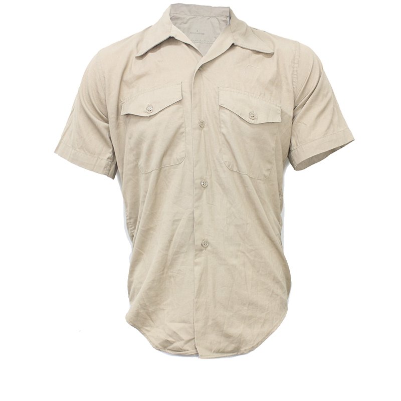 MILITARY SURPLUS USMC Class B Shirt Man's Khaki 2115 - Comfortable And ...