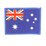 Australia Flag Patch with "Hook and Loop" Back by OUTBOUND