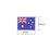 Australia Flag Patch with "Hook and Loop" Back by OUTBOUND