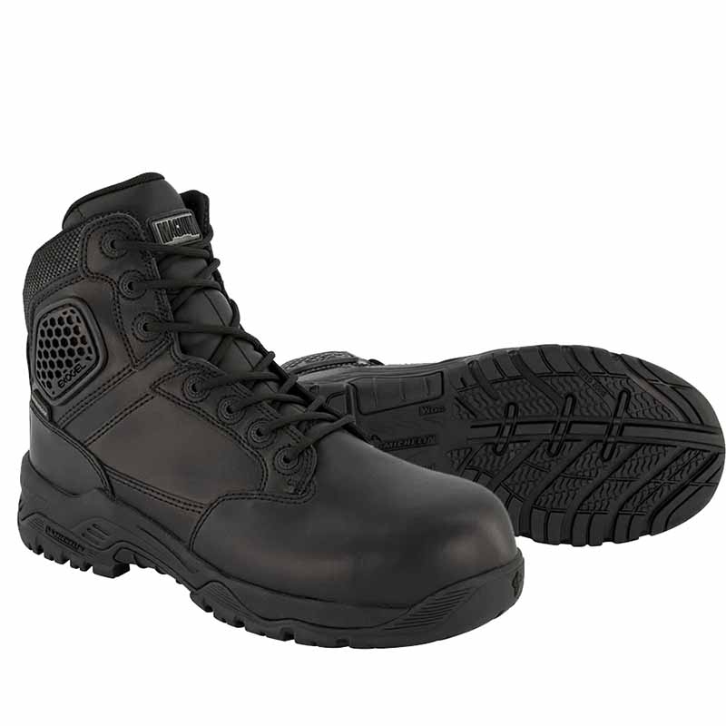 Grade B Strike Force 6.0 Leather Composite Toe Side Zip Waterproof Boot by MAGNUM Get the Ultimate Protection for your Feet with our Combat Boots MAGNUM GRADE B NEW DELETED WAREHOUSE