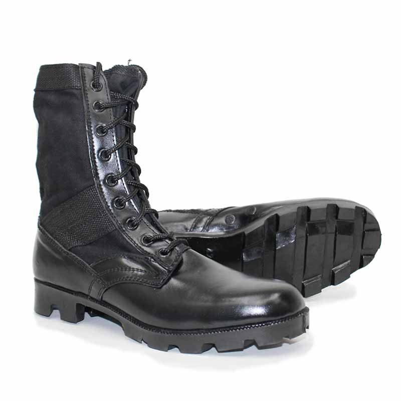 Military jungle cheap boots black