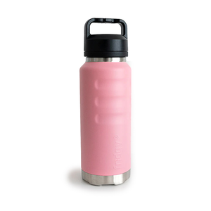 FRIDGY 1080ml Grip Bottle With "Guzzler" Wide Mouth  - Dusky Pink