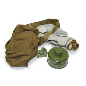 Soviet Gp-5 Gas Mask With Bag And Filter  - MILITARY SURPLUS