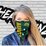 HEADSKINZ Aussie Green & Gold - Face Bandana & Neck Gaiter