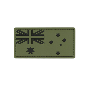 Australian Flag Olive PVC Patch by COMMANDO