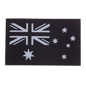 Australian Flag Black Reflective by COMMANDO