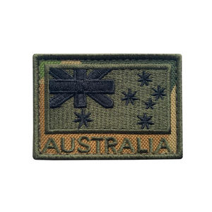 Australian Flag Embroided DPCU-Olive by COMMANDO