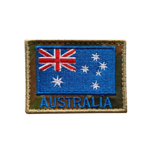 Australian Flag Embroided DPCU Colour Aus Blue by COMMANDO