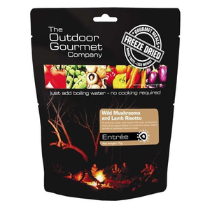 OUTDOOR GOURMET Wild Mushroom & Lamb Risotto