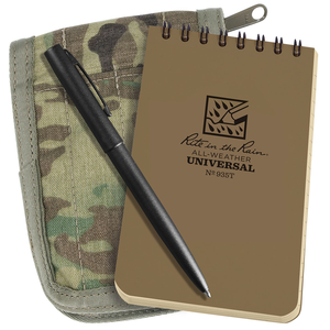 Top Spiral Kits 3 x 5 - Universal - Tan Notebook / Multicam Cover by RITE IN THE RAIN