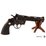 Replica 6" Colt Python Black Pistol by DENIX