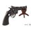 Replica 6" Colt Python Black Pistol by DENIX