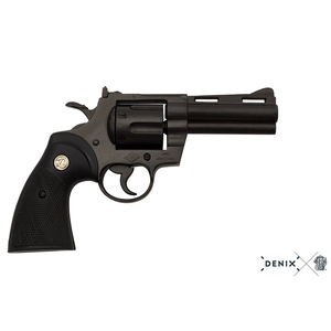 Replica 4" Colt Python Black Pistol by DENIX