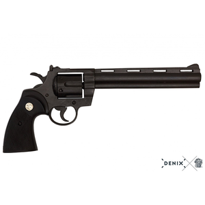 Replica 8" Colt Python Black Pistol by DENIX