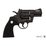 Replica 2" Colt Python Black Pistol by DENIX