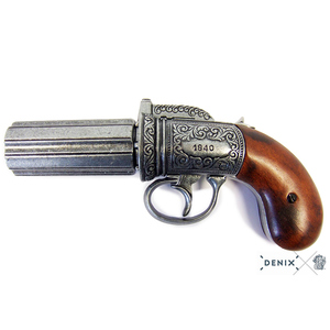 Replica 6 Barrel Pepperbox Revolver by DENIX