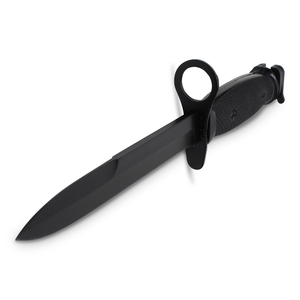 M7 Style Black Bayonet With Scabbard by COMMANDO