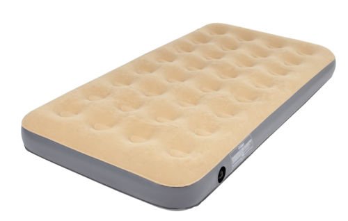 Velour air clearance bed