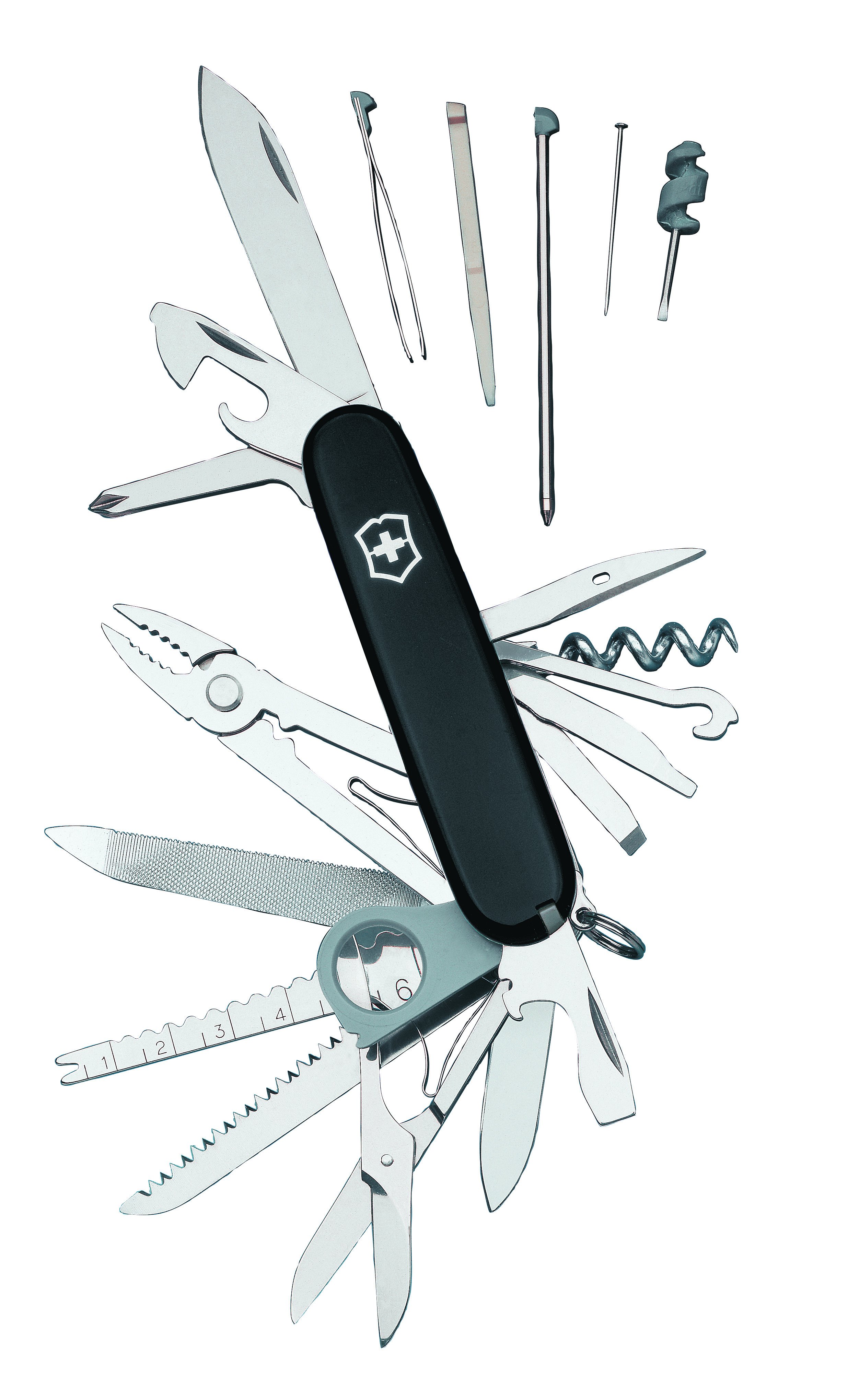 VICTORINOX Swiss Champ Black Swiss Army Knife WORK Hardware